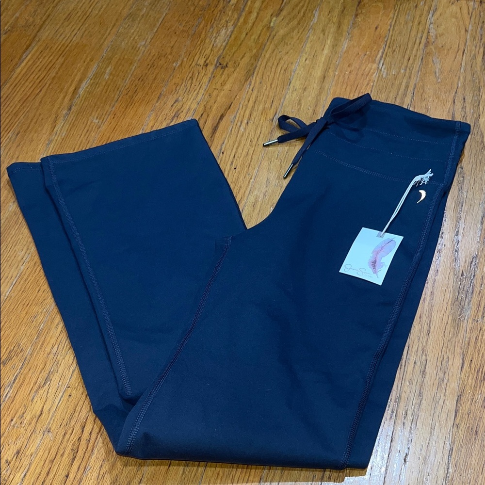 Jessica Simpson Dark Grey Drawstring Yoga Pants